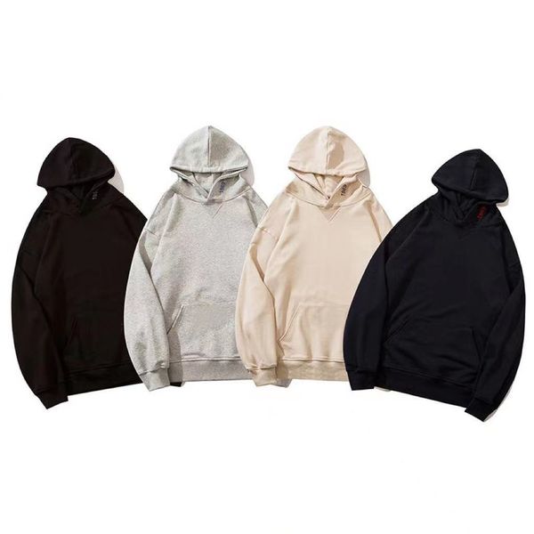 

autumn high street style loose versatile hoodie for boys, Black