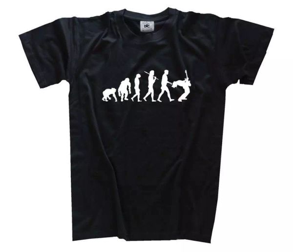 

edizione standard chitarra ii evo chitarra chitarrista t-shirt 104-164, White;black