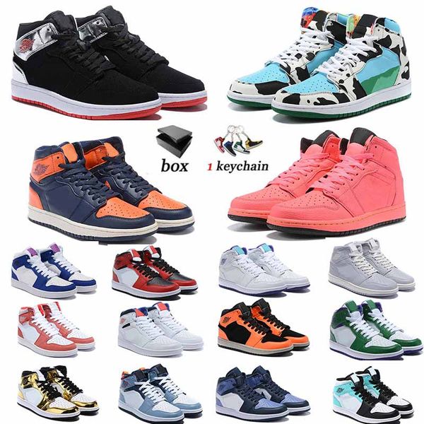 

jumpman university blue 1s hype royal twist unc mens basketball shoes high military black cat bred mocha electro men women sneakers