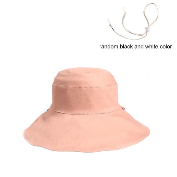 

wide brim hats women with chin strap bucket hat shopping spring summer double side soft breathable sunshade foldable hiking travel, Blue;gray