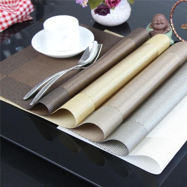 

table runner horizontal weave waterproof pad qxp1 non-slip heat insulation washable plate bowl