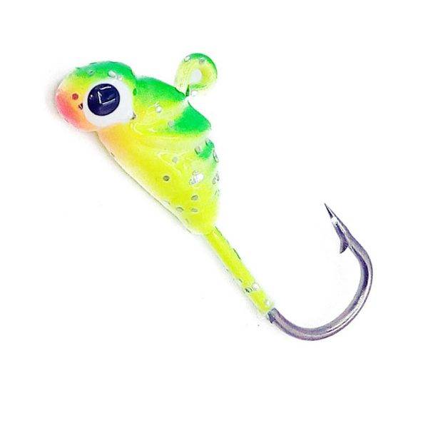 

braid line 6pcd/lot winter ice fishing hook lure metal insect bait fish 1.9g lead head jigging tackle colorful