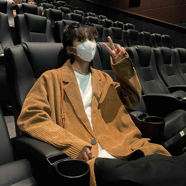 

men's suits & blazers male and chic loose blazer, large jacket with long sleeve, for men women, casual spring autumn attire, yh4q, White;black