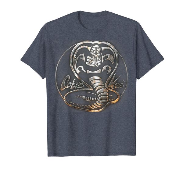 

Cobra Kai Rusted Steel Snake Logo Graphic T-Shirt, Mainly pictures