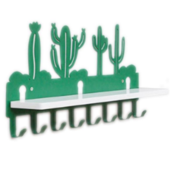 

bathroom shelves iron wood multifunctional storage rack wall mounted hanger coat hat key hook shelf 8 hooks home decor