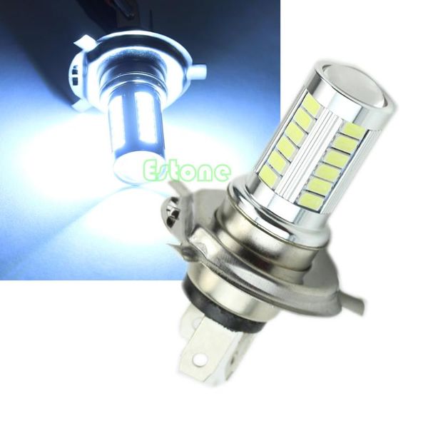 

emergency lights 12v super bright h4 33-led smd white car fog light headlight driving lamp bulb drop