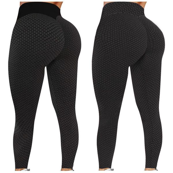 

40# anti-cellulite seamless wrinkled leggings bulift running fitness women yoga pant 2 pack stretch outfit