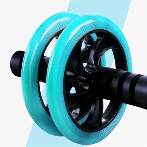 

dual wheel ab roller power slimmer mute abdominal trainer training equipment