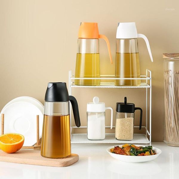 

storage bottles & jars home kitchen leak-proof large capacity european-style glass soy sauce vinegar oil tank bottle