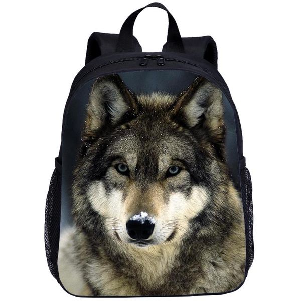 

backpack small backpacks kids boys girls animal wolf 3d printing bookbag school bag casual daypacks shoulder satchel mochila escolar