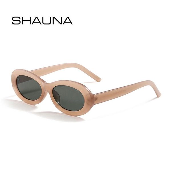 

sunglasses shauna retro oval leopard women fashion jelly color shades uv400 sun glasses trending men, White;black