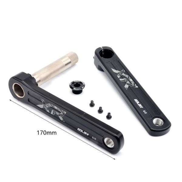 

bike heels & chainwheels mountain crankset aluminum alloy bicycle disc cycling crank for 20/22 speed mtb road