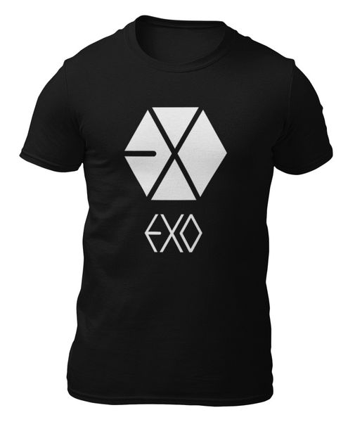 

t-shirt-exo-k - pop-t-shirt -, White;black