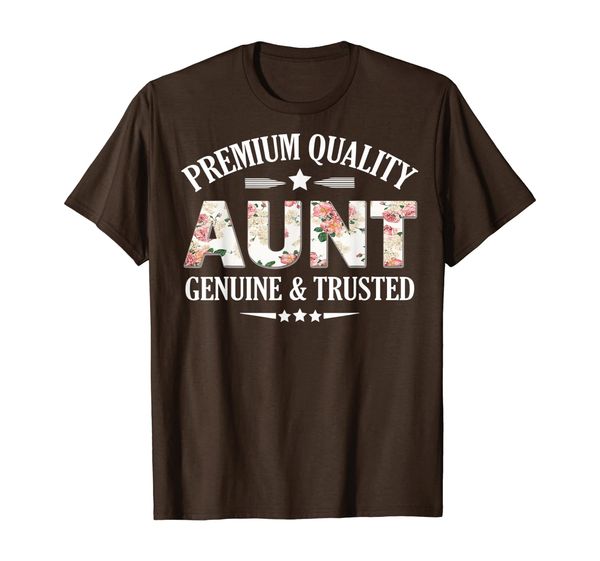 

Women Funny Premium Quality Aunt Genuine And Trusted T-shirt, Mainly pictures
