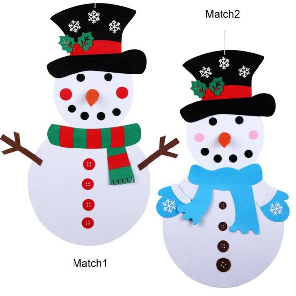

christmas decorations tree decoration snowman felt ornament
