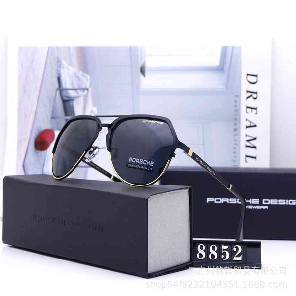 

new export sunglasses men's polarized sunglasses driver's glasses driving fishing 8852 glasses_outletgevn, White;black