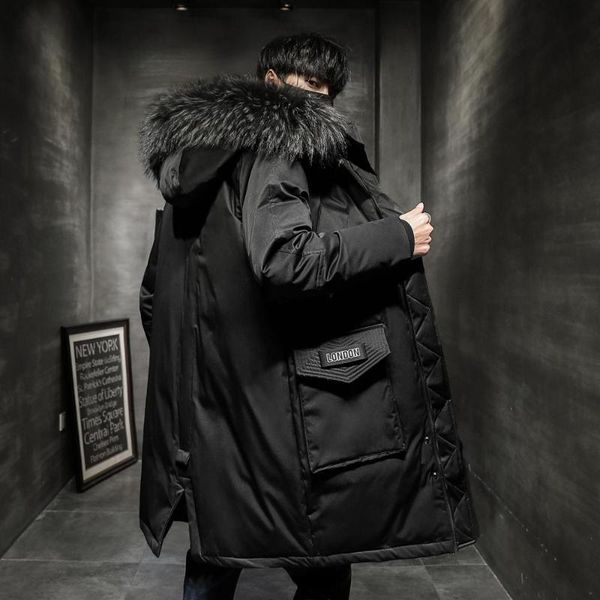

winter men's black padded casual fashion down jacket