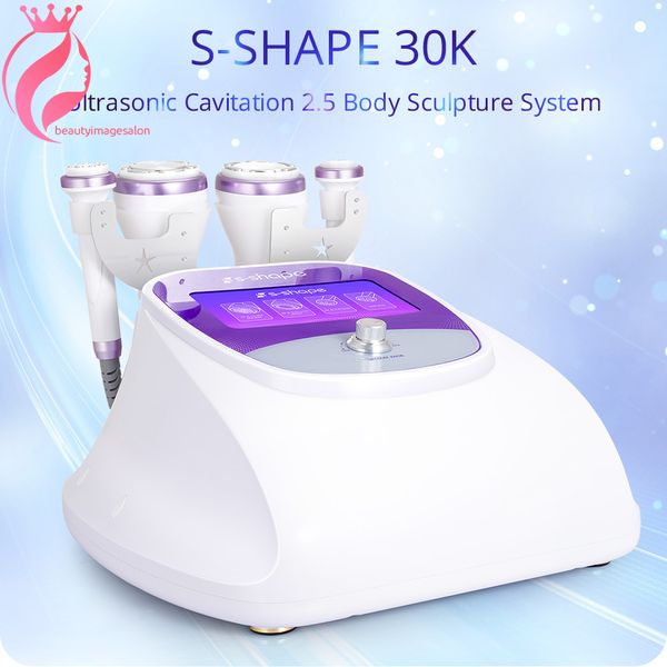 Forte 30K Cavitação Ultra-sônica emagrecimento Novo Design Equipamento de Projeto Pele Compense Corpo Levante Multipolar RF Red Photon Beauty Machine