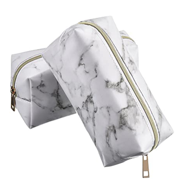 

waterproof toiletry bag large capacity travel portable marbling makeup storage cosmetic bags & cases