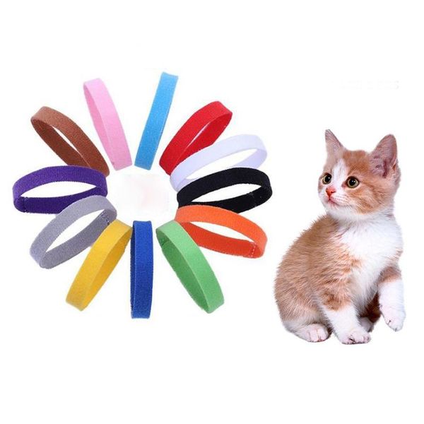 

cat collars & leads pet supplies 12 pcs colorful little dogs collors adjustable cloth for baby puppy identify identity collar cute small