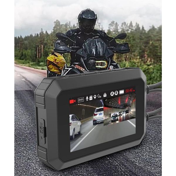 

car rear view cameras& parking sensors 1080p hd 3 inch camera motorcycle dvr dash cam driving recorder g-sensor wireless wifi ms59