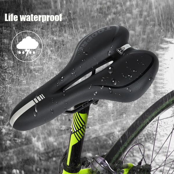 

bike saddles 2021 style pu breathable soft material leather seat mtb road mountain bik pads super light cushions