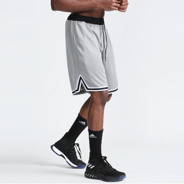 

basketball shorts men sport soccer jersey sportswear loose men's jogging tennis with elastic pocket running, Black;blue