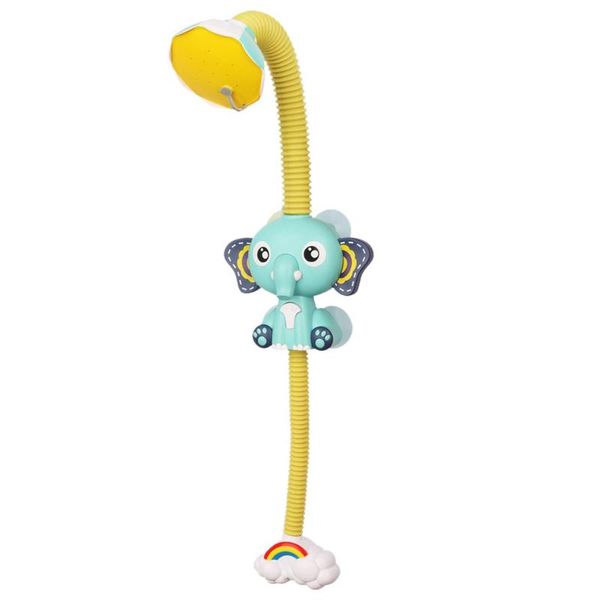 

bath accessory set elephant pattern faucet baby water game shower head electric spray toy for kids swimming bathroom toys 2021