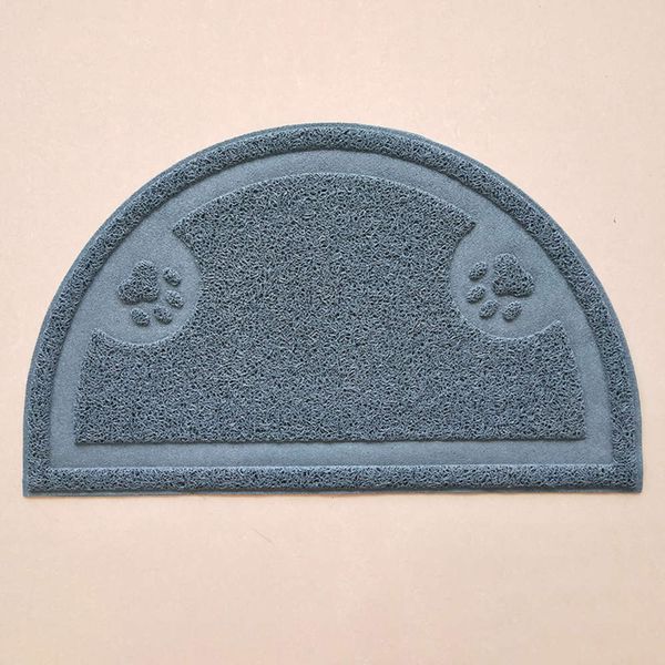 

semicircle cat litter pad pet foot meal bathroom waterproof absorbent toilet