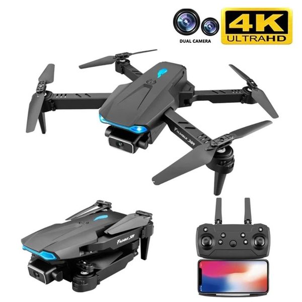 

drone 4k profesional with wifi signal trans hd dual camera 50x zoom dron rc quadcopter for boys teens child skimmer drones