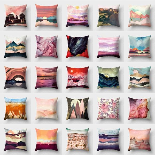

cover cushion waist case pillow polyester home throw 18'' sofa decor cushion/decorative