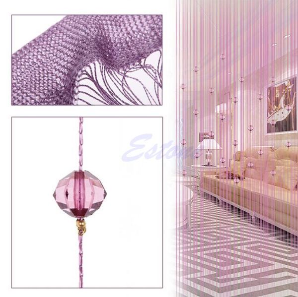 

string curtain beads panel spangle fringe room door window blind divider & drapes
