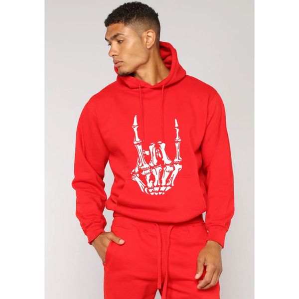 

fashion fleece men's women's hooded sweater in autumn and winter hoodies, Black