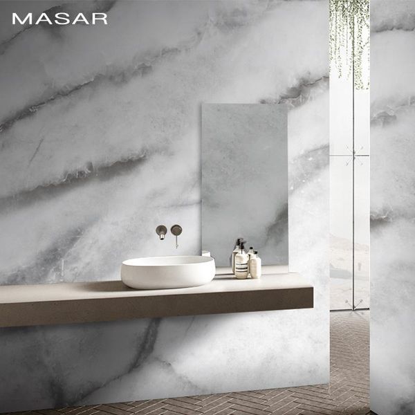

wallpapers masar imitation marble texture white custom mural bathroom wallpaper living room dining background wall paper