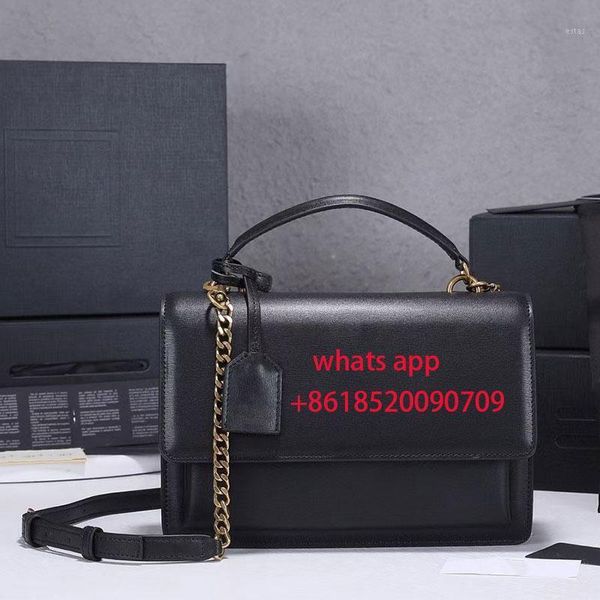 

evening bags luxury fashion designer shoulder bag handbag organ leather lady chain messenger gift1