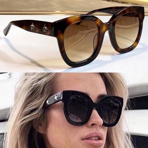 

designer womens sunglasses 0208s fashion shopping luxury women sunglasses temples five-pointed star rhinestones and little bees holiday part, White;black