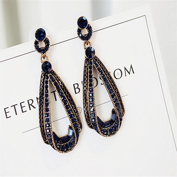 

european and american fashion retro natural simple temperament elegant drop earrings hot, Silver