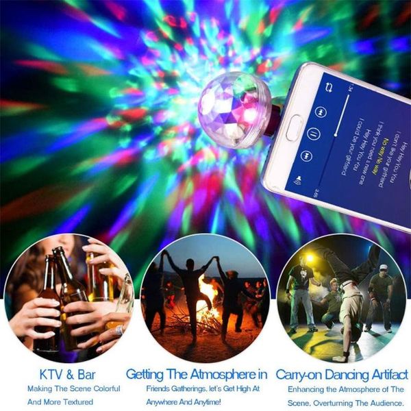

effects usb mini led night light color changed by sound music magic lights