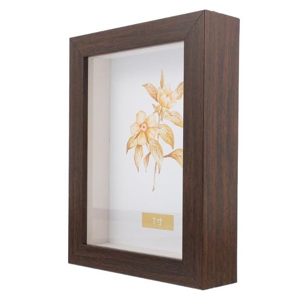 

frames 7inch rustic shadow box memory frame for display medal po dried flowers