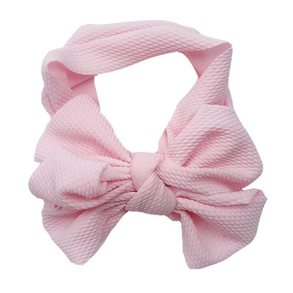 

special material baby double bow born hair band flower soft nylon headband accessories infants for girls 10 colors, Slivery;white