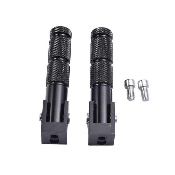 

pedals 8mm pedalsblack sliver cnc aluminum universal motorcycle motor bike folding footrests footpegs foot rests pegs rear set