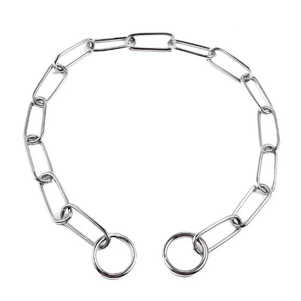 

dog collars & leashes durable collar chain carbon steel adjustable training pet pinch neck leash walking