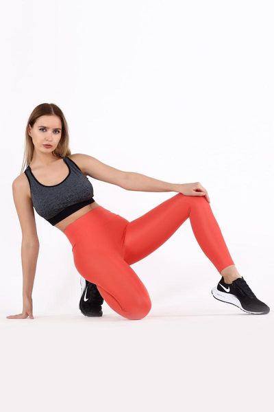 

women's leggings pink belt high waist slimming matte 5910 _ 1 piece, Black