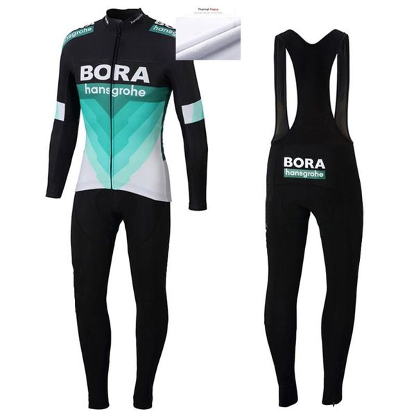 

mens long sleeve winter thermal fleece cycling jersey sets warm racing bike clothing ropa ciclismo, Black;blue