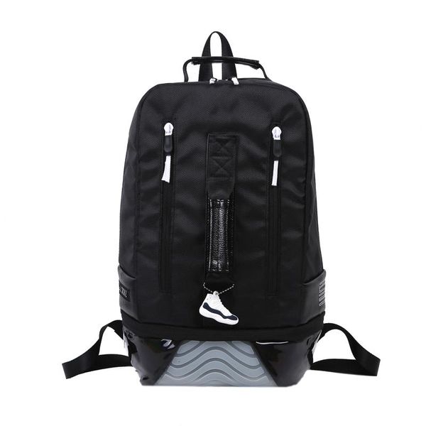 

backpack fouram teenager big capacity sports brand casual water repellent shoes storage rubber pendant rucksack