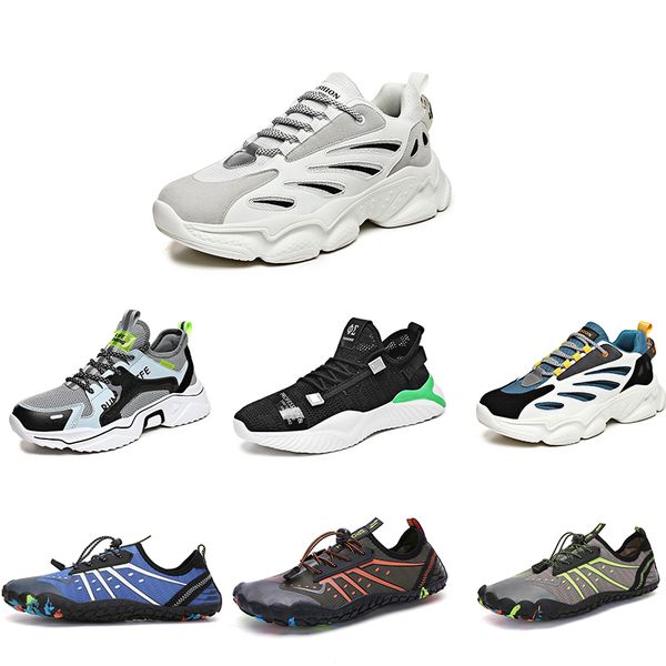 

2021 men's shoe sports men lightweight breathable casual white black light blue shoes trendy youth running sneakers color fifteen