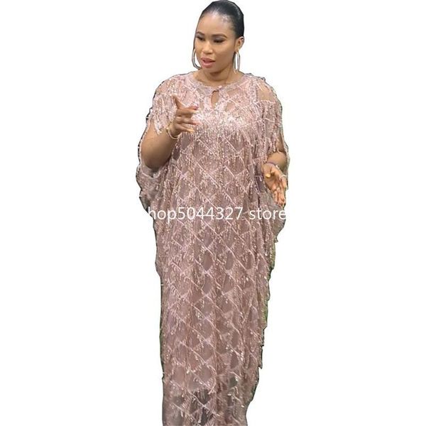 

ethnic clothing autumn fashion style african women solid color plus size long dress dresses for, Red