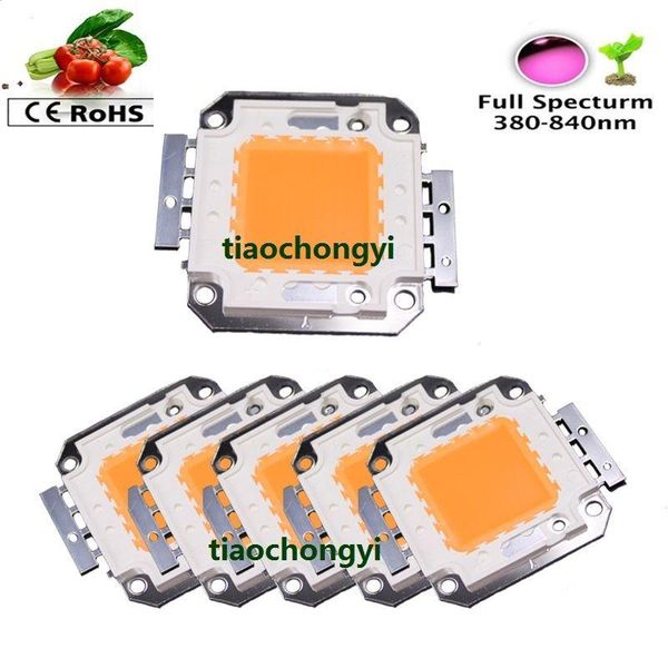 

380-840nm full spectrum high power led chip grow light for hydroponics modules