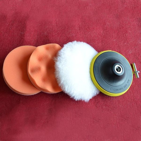 

car sponge polishing disc set self-adhesive waxing sealing glaze wheel