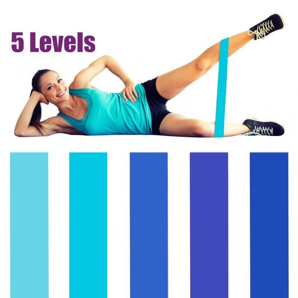 

resistance bands fitness elastic crossfit exercise tpe loops training workout sport yoga gym strength equipment